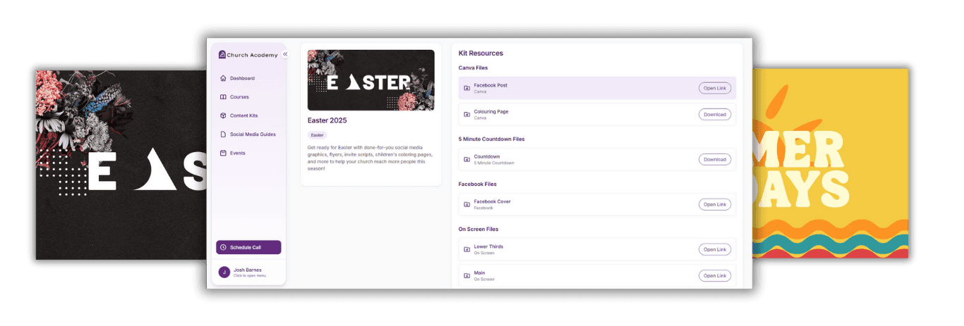 Church Academy Content Kits Platform Preview