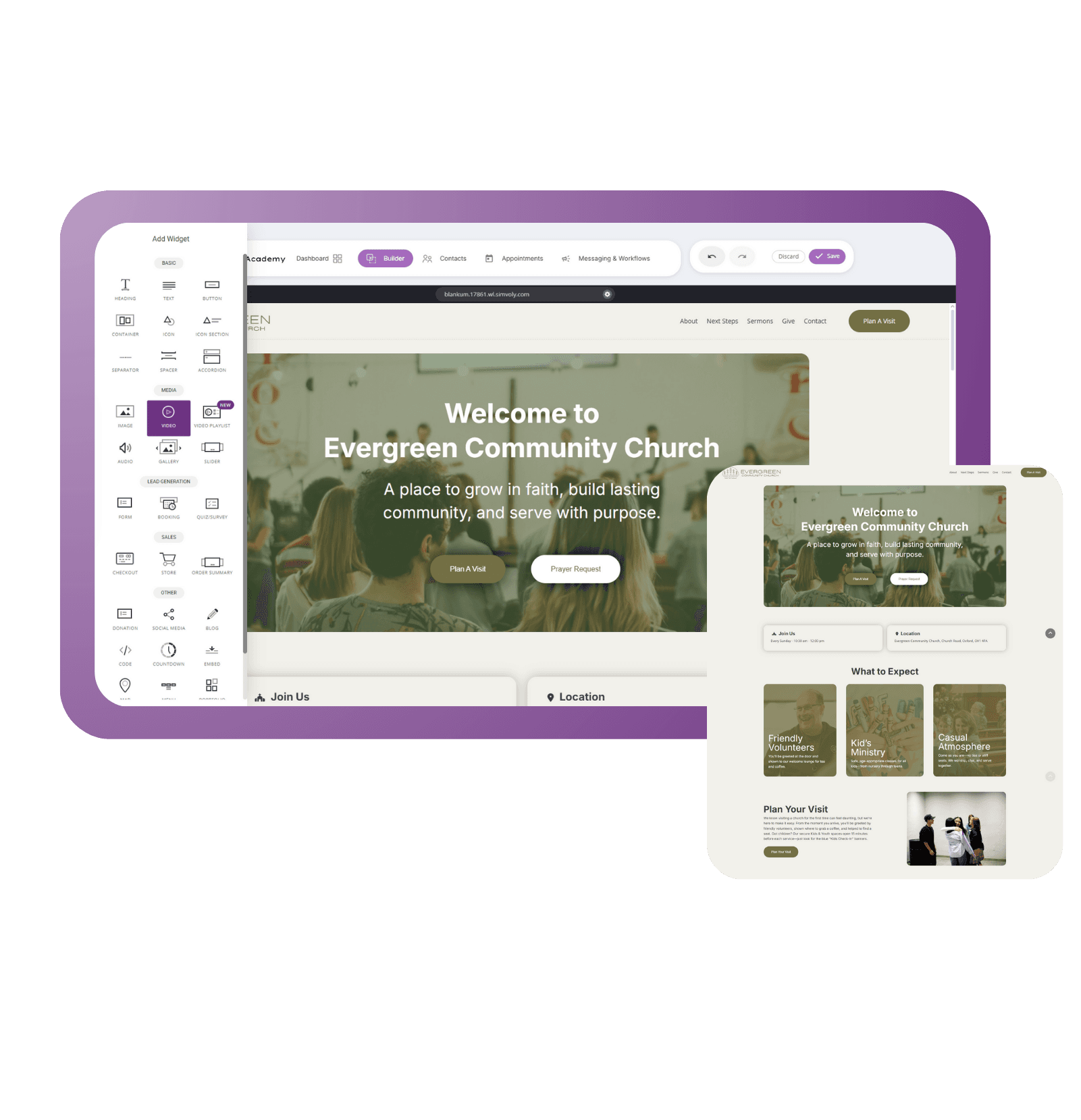 Website Builder Interface